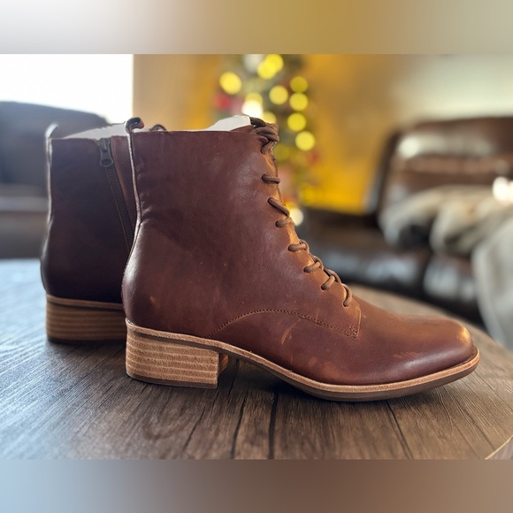 Kork-Ease Women's Calista Tan Leather Boots Size 11 Brown - Picture 3 of 5